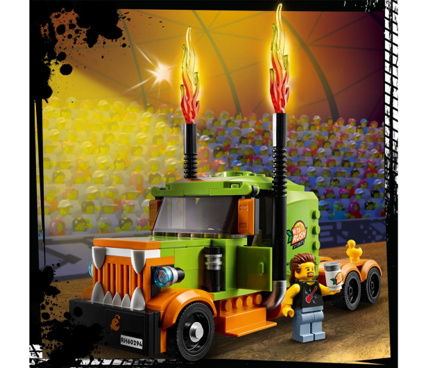 LEGO City 60294 Ciężarówka kaskaderska - 1026655 - zdjęcie 4